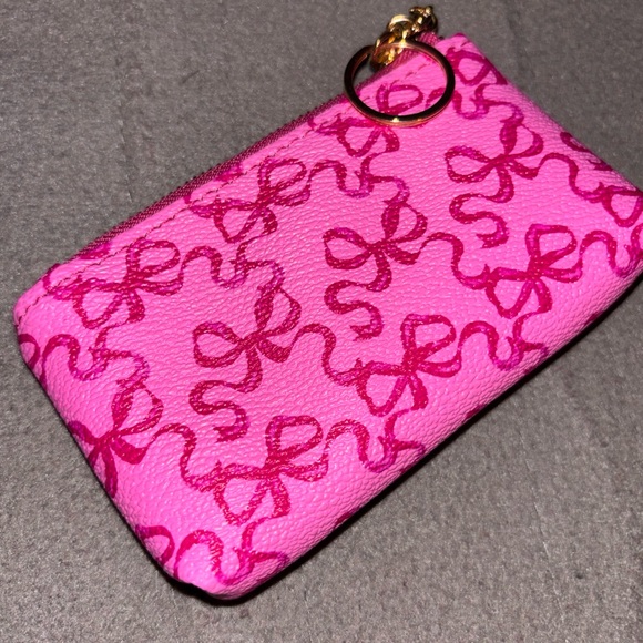 Pink Bow Patterned Coin Purse - Picture 3 of 5
